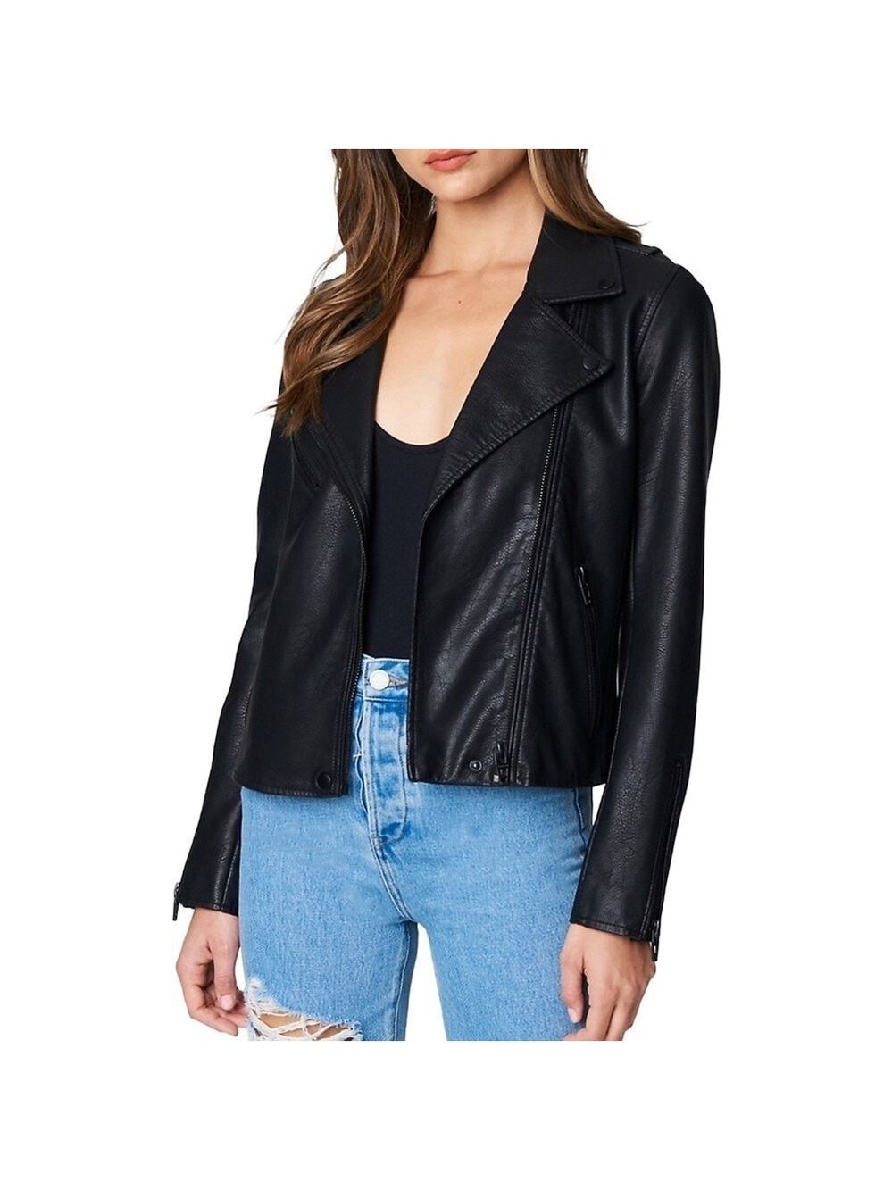 Blank NYC Faux Leather Moto Jacket